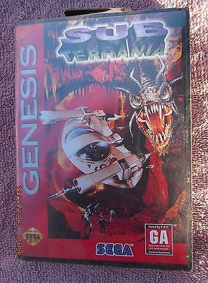 Sub Terrania. 1994. Sega Genesis. Shooter.  Brand new in box. Free shipping.