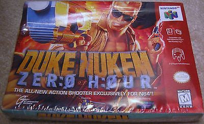 Duke Nukem: Zero Hour (Nintendo 64) N64 - FACTORY SEALED NEW WATER DAMAGE