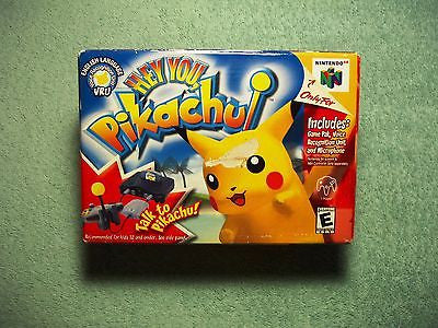 NEW SEALED ! - HEY YOU, PIKACHU !  Nintendo 64 [ TALK TO PIKACHU ] N64