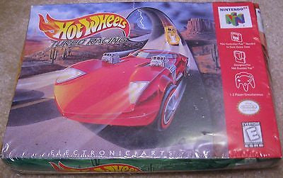 Hot Wheels: Turbo Racing (Nintendo 64) N64 - FACTORY SEALED NEW BOX CRUSHING