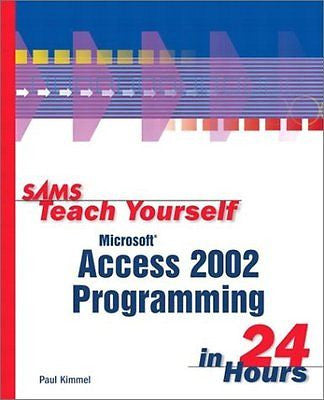 Sams Teach Yourself Microsoft Access 2002 Programming i