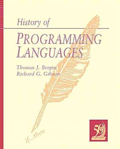 HISTORY OF PROGRAMMING LANGUAGES-II -  (HARDCOVER) NEW