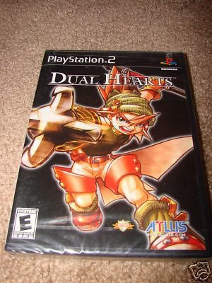 Dual Hearts (Playstation 2) Rare RPG Game ATLUS