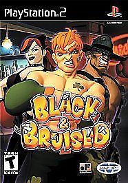 BLACK & BRUISED PLAYSTATION 2 PS2 VIDEO GAME BOXING BRAND NEW