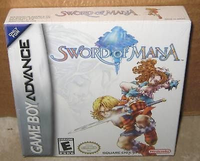 GAME BOY ADVANCE GBA SWORD OF MANA NEW & SEALED   H-SEAM
