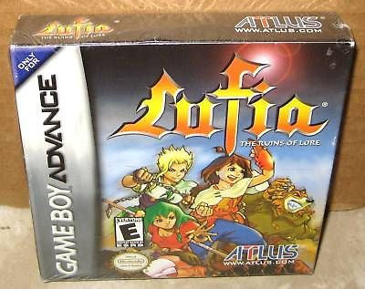 GAME BOY ADVANCE GBA LUFIA RUINS OF LORE NEW & SEALED  H-SEAM