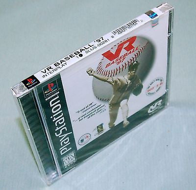 VR Baseball '97  (PlayStation, 1997)  PS1 PS2 PS3 Black Label  Factory Sealed
