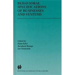 NEW Behavioral Specifications of Businesses and Systems