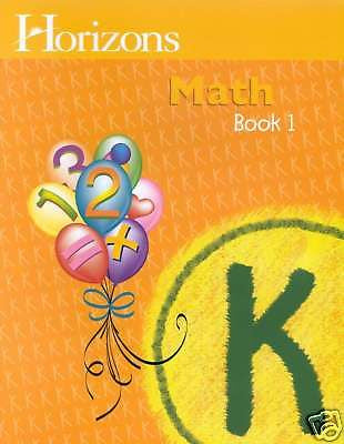 Horizons Math K (Kindergarten) Student Book 1 By AOP Paperback 3098