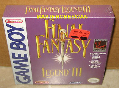 RARE GB GAME BOY FINAL FANTASY LEGEND III 3 NEW SEALED H-SEAM (READ DESCRIPTION)
