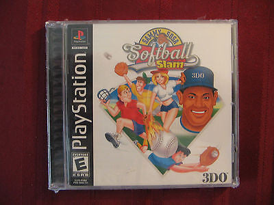 Playstation PS1 PS2 PS3 Brand New & Sealed Black Label Sammy Sosa Softball Slam