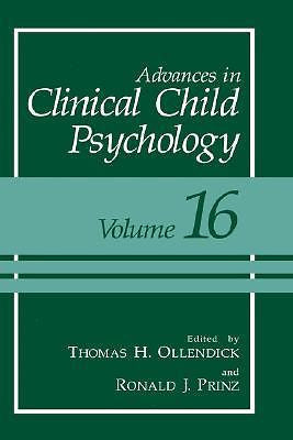 Advances in Clinical Child Psychology (1994 Edition)