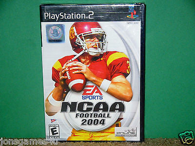 NCAA Football 2004 (Sony PlayStation 2, 2003)  NEW SEALED BLACK LABEL VERSION