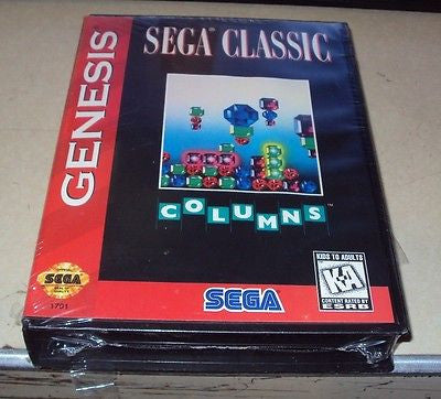 Columns  (Sega Genesis, 1990) new sealed