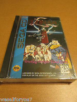 Brand New Sega CD Lunar: Eternal Blue Autographed Working Designs President RARE