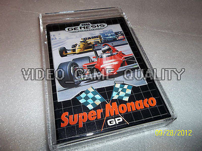 Super Monaco GP (Sega Genesis, 1990) NEW Uncirculated Print +100 Gold