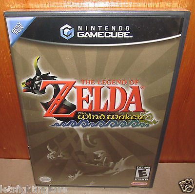 BRAND NEW SEALED The Legend of Zelda Wind Waker Nintendo GameCube Black Original