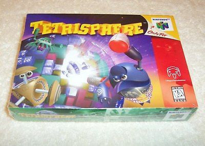 N64 Tetrisphere - BRAND NEW IN BOX - FACTORY MINT COND.