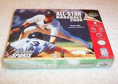 N64 All-Star Baseball 2000 - BRAND NEW IN BOX