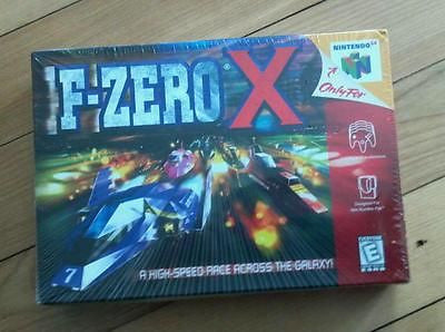 F-Zero X  (Nintendo 64, 1998) New and factory sealed.