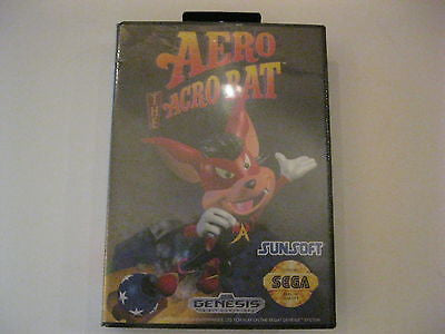 AERO THE ACROBAT ACRO-BAT  SEGA GENESIS GAME FACTORY SEALED