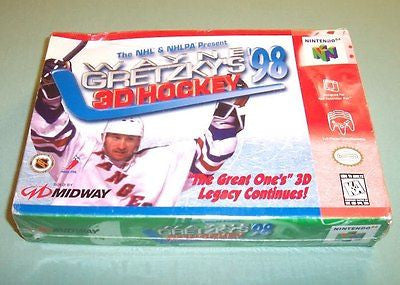 N64 Wayne Gretzky's 3D Hockey 98 - NEW IN BOX