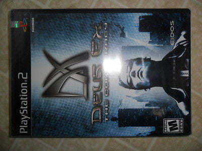 Deus Ex: The Conspiracy  (Sony PlayStation 2, 2002) Black Label NEW SEALED