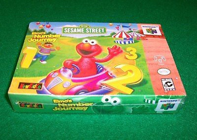 N64 ELMO'S NUMBER JOURNEY - BRAND NEW IN BOX - UNOPENED - MINT