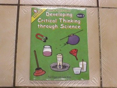 DEVELOPING CRITICAL THINKING THROUGH SCIENCE BOOK 2 PAPERBACK **HOMESCHOOL** NEW