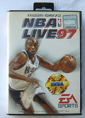 SEGA MEGA DRIVE GENESIS PAL 1996 NBA LIVE 97 UNUSED MINT COMPLETE