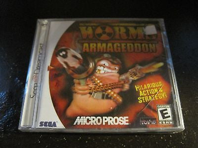 WORMS ARMAGEDDON SEGA DREAMCAST DREAM CAST VIDEO GAME FACTORY SEALED NEW