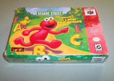 N64 ELMO'S LETTER ADVENTURE - BRAND NEW IN BOX UNOPENED