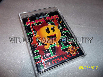 Ms. Pac-Man (Sega Genesis, 1991) Hard Case Version Uncirculated Print +100 Gold