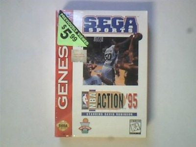 Genesis NBA Action '95 Starring David Robinson NTSC NEW Sealed 42396