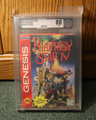 Phantasy Star IV 4 (Sega Genesis) Brand New - Factory Sealed -  VGA 80