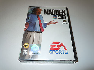Madden NFL 98 Sega Genesis NEW Factory Sealed Game 1998 John Football Plastic