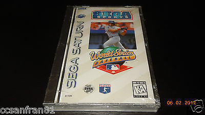 World Series Baseball  (Sega Saturn, 1995) BRAND NEW SEALED  HTF GAME