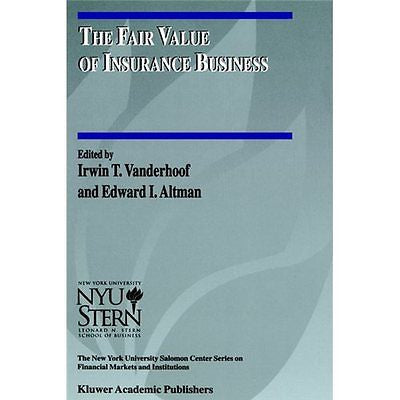 NEW The Fair Value of Insurance Business - Erwin T. Vanderhoof|Vanderhoof, Erwin