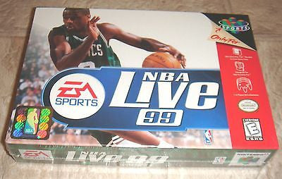 NBA Live 99 Basketball for Nintendo 64 Brand New, Factory Sealed!