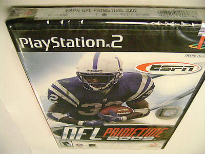 ESPN NFL Prime Time 2002  (Sony PlayStation 2) BRAND NEW FACTORY SEALED