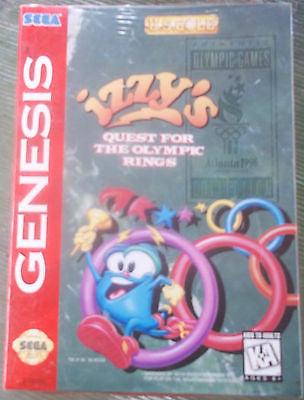 SEGA GENESIS IZZY'S QUEST FOR THE OLYMPIC RINGS NEW FACTORY SEALED VIDEO GAME
