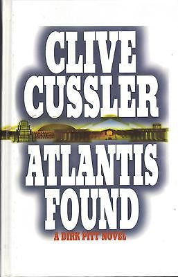 ATLANTIS FOUND: A DIRK PITT NOVEL by Clive Cussler ~ Hard Cover ~ New ~ LG PRINT