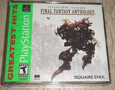 Final Fantasy Anthology for Playstation RPG Brand New, Factory Sealed!