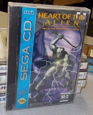 Sega CD Heart Of The Alien Out Of This World Parts I And II Game Factory Sealed