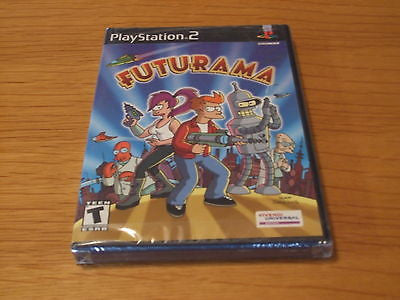 Playstation PS2 PS3 Futurama NEW! SEALED! CLEAN!! With Hangtab Rare TIGHT SEAL