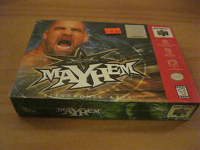 WCW MAYHEM NINTENDO 64 N64 GAME FACTORY SEALED NEW COMPLETE