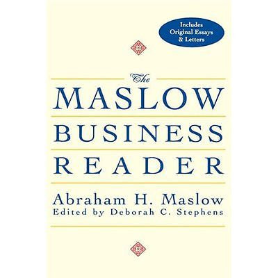 NEW The Maslow Business Reader - Maslow, Abraham Harold/ Stephens, Deborah C. (E
