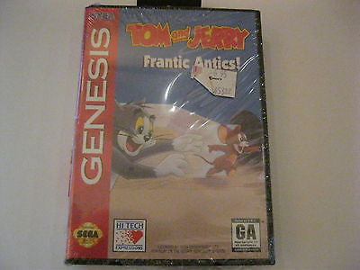 TOM AND JERRY FRANTIC ANTICS SEGA GENESIS GAME FACTORY SEALED
