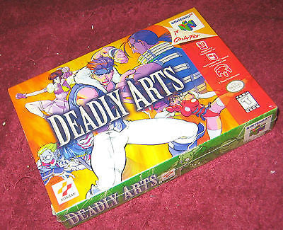 N64 Nintendo N 64 Deadly Arts By Konami Brand New Factory Sealed