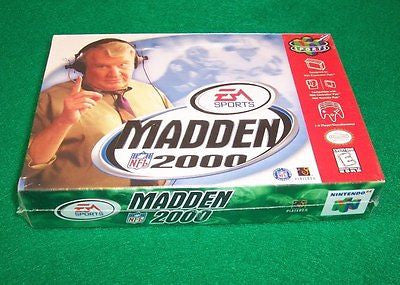 N64 Madden NFL 2000 - BRAND NEW IN BOX - PERFECT CONDITION